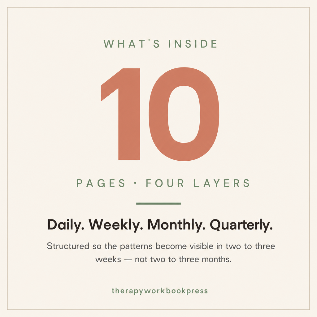 Chronic Pain & Nervous System Tracker โ 10-Page Polyvagal Workbook (PDF)