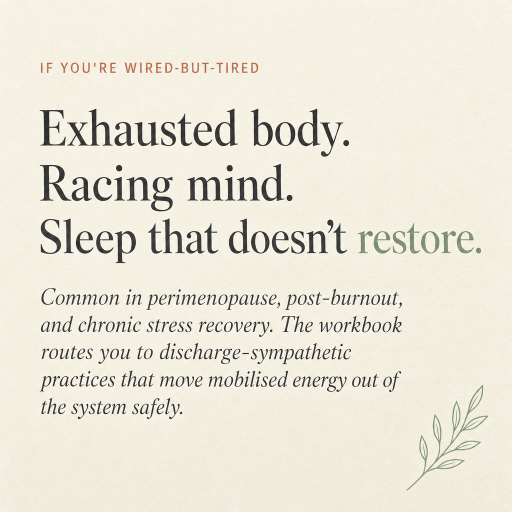 Vagus Nerve Stimulation Workbook: 41 Body-Based Exercises for Freeze, Shutdown, Anxiety & Wired-But-Tired States
