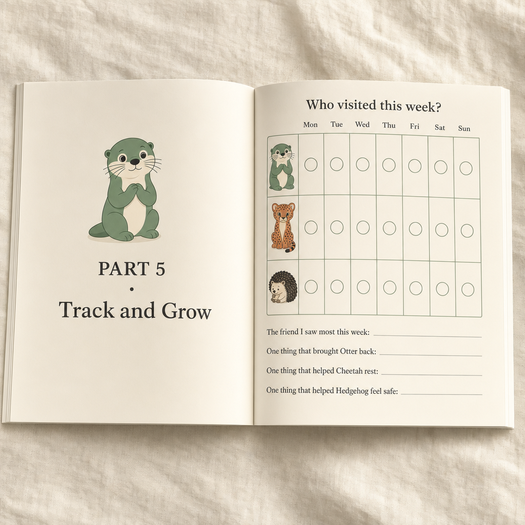 Three Friends Inside — A Polyvagal Workbook for Kids (Ages 6–11) | Nervous System Regulation for Meltdowns, Shutdown & Big Feelings