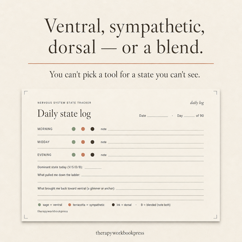 Nervous System State Tracker — A 90-Day Polyvagal Map of Your Autonomic States (Printable PDF)