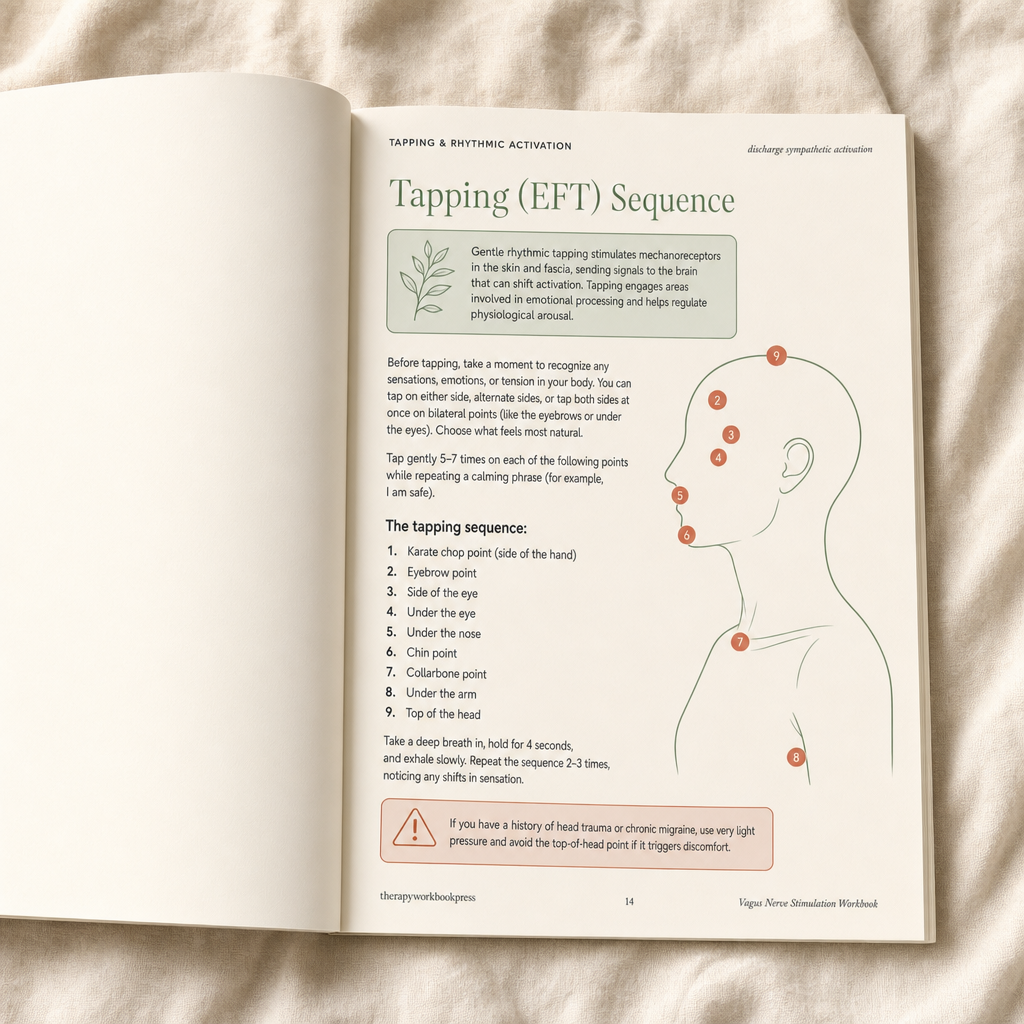 Vagus Nerve Stimulation Workbook: 41 Body-Based Exercises for Freeze, Shutdown, Anxiety & Wired-But-Tired States