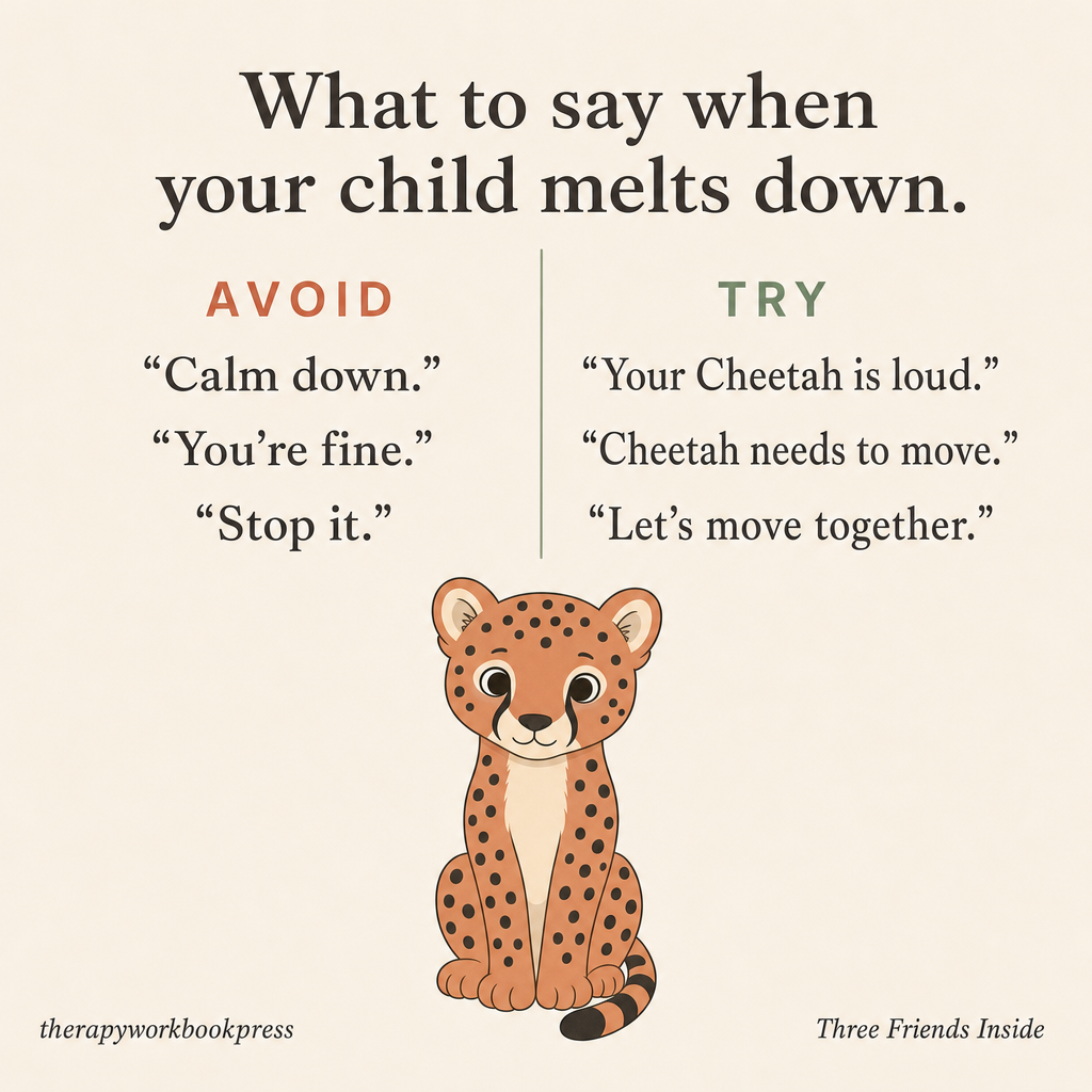 Three Friends Inside — A Polyvagal Workbook for Kids (Ages 6–11) | Nervous System Regulation for Meltdowns, Shutdown & Big Feelings