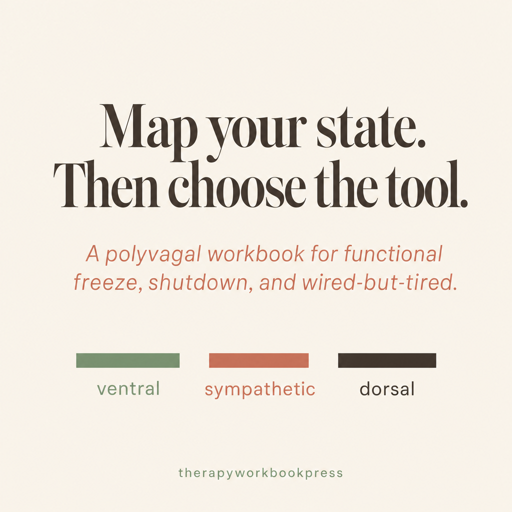 Nervous System Regulation Workbook: Map Your State, Then Choose the Tool