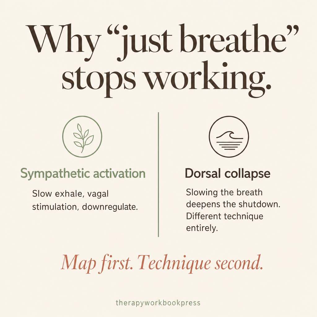 Nervous System Regulation Workbook: Map Your State, Then Choose the Tool