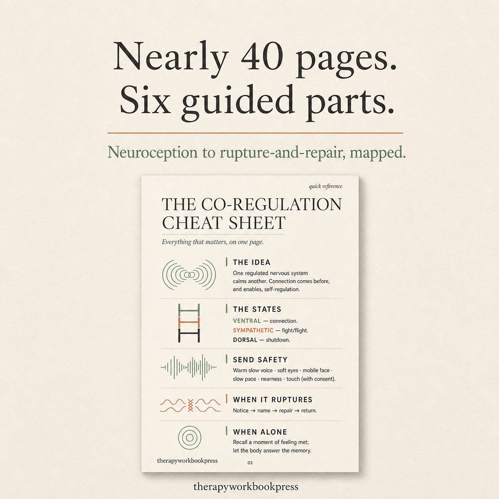 The Co-Regulation Workbook: A Nervous-System Guide to Safe Connection