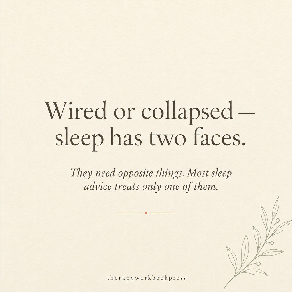 Sleep & Shutdown Workbook: 52-Page Nervous System Plan for Insomnia, 3am Waking & Non-Restorative Sleep (PDF)