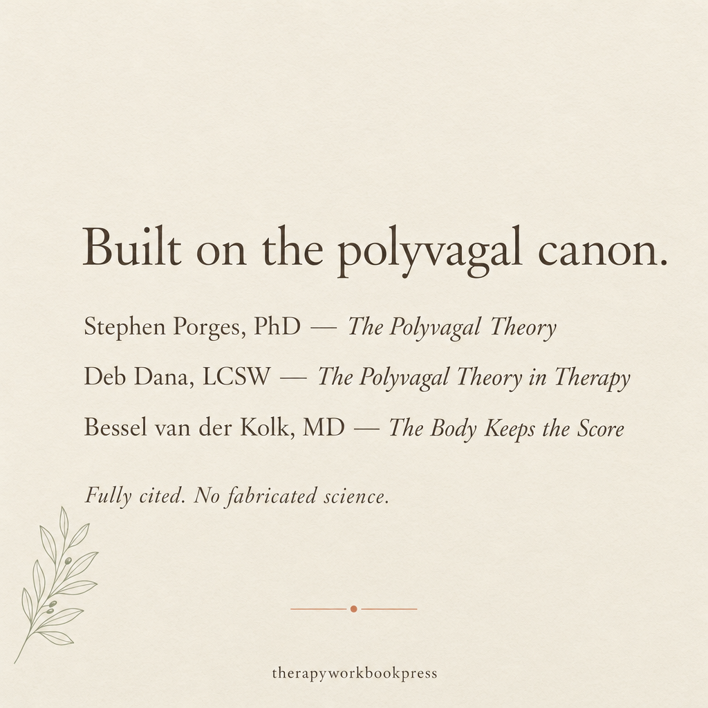 Functional Freeze Recovery Workbook: Somatic Tools to Come Out of Dorsal Vagal Shutdown (PDF)