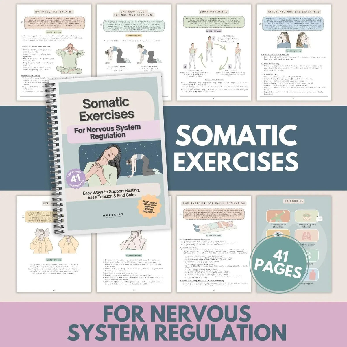 The Somatic "Body-First" Reset Kit (The 5-Minute Protocol to turn off "Fight or Flight")